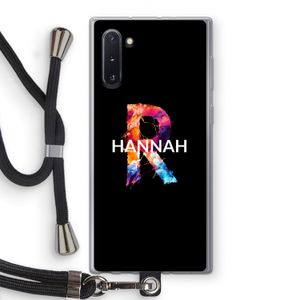 Abstract Spectrum: Samsung Galaxy Note 10 Transparant Hoesje met koord
