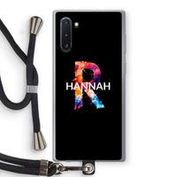 Abstract Spectrum: Samsung Galaxy Note 10 Transparant Hoesje met koord