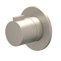 Afbouwdeel IVY Pact 3-Weg Stop-Omstel Symmetry Met Rond Rozet Geborsteld Nickel PVD IVY