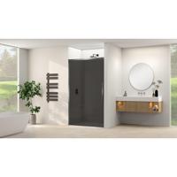 Van Rijn Products ST09 Schuifdeur vast deel - 137.5x200cm - grijs rookglas - soft-close - incl. Gunmetal Geborsteld ST09300140GRGM Van Rijn Products ST09 Schuifdeur vast deel - 137.5x200cm - grijs rookglas - soft-close - incl. Gunmetal Geborsteld ST09300140GRGM