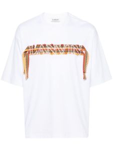 Lanvin t-shirt en coton à broderies - Blanc