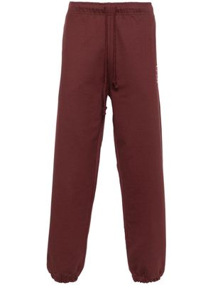 RASSVET pantalon de jogging à logo brodé - Rouge