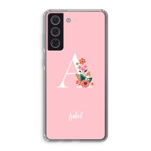 Pink Bouquet: Samsung Galaxy S21 FE Transparant Hoesje