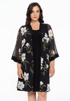 Yoek Kimono CAMELLIA | Zwart | Maat 58/60