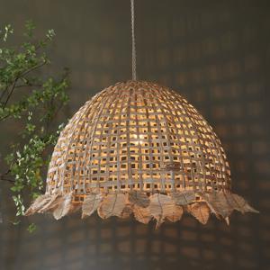 Rivièra Maison Hanglamp Marisol Bananenblad, 80cm - Naturel