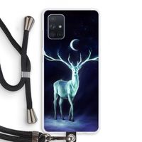 Nightbringer: Samsung Galaxy A71 Transparant Hoesje met koord