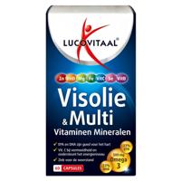 Lucovitaal Voedingssupplementen Capsules Visolie & Multi 60Cap