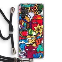 No Rules: Samsung Galaxy A32 5G Transparant Hoesje met koord