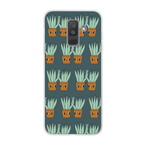 Sansevieria: Samsung Galaxy A6 Plus (2018) Transparant Hoesje