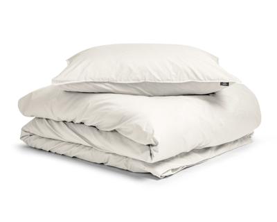 Primaviera Deluxe Egyptisch Katoen Uni Dekbedovertrek Creme 135 x 200 cm