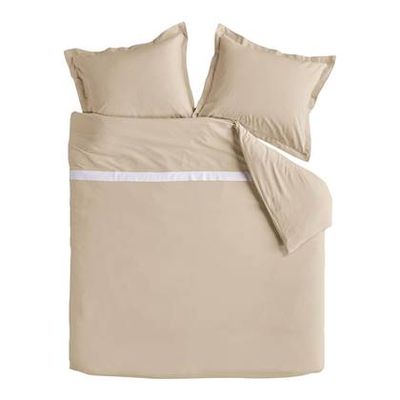 Rivièra Maison Ease Dekbedovertrek 240 x 200/220 cm - Zand