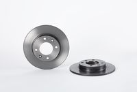 Remschijf COATED DISC LINE BREMBO, Remschijftype: Massief, u.a. für Citroën, Peugeot