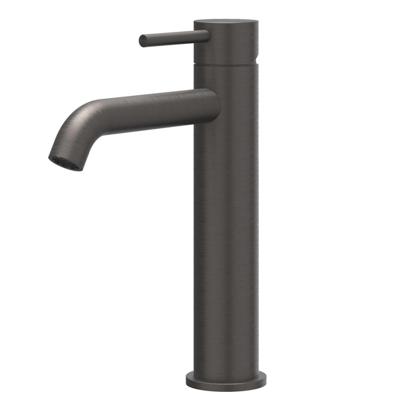 IVY Concord Wastafelmengkraan - opbouw - middelhoog - coldstart - RVS316 - geborsteld carbon black PVD 6100404