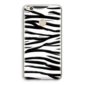 Zebra pattern: Huawei Ascend P8 Lite (2017) Transparant Hoesje