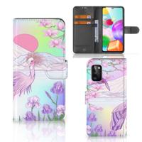 Samsung Galaxy A41 | Telefoonhoesje | Met pasjeshouder | Bird