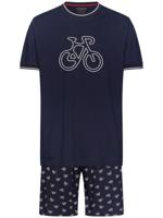 Heren shortama fiets katoen