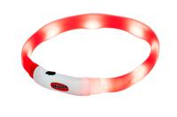 HILTON LED siliconen 1,4x0,8x40 cm met USB - hondenhalsband