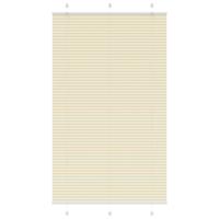 VidaXL Plissé rolgordijn 110x200cm stofbreedte 109,4cm polyester crème