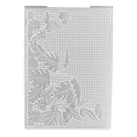 Nellie's Choice • 3d embossing folder achtergrond gatenplant 10,5x14,8cm
