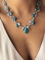 Boho Turquoise Necklace - thumbnail