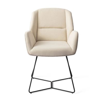 Jesper Home Myoko eetkamerstoel Sandy Hill beehive black