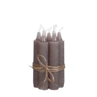 Diner kaarsen set 7 stuks H. 11 cm taupe - Hortus Diner kaarsen set 7 stuks H. 11 cm taupe - Hortus