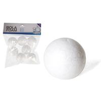 Piepschuim hobby vormen DIY ballen - 7x - styropor bollen - 4 cm