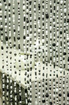Gordijn Aneesha zwart/wit 90 x 200cm
