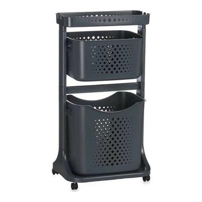 Klerentrolley Antraciet Polypropyleen (33 x 81 x 44 cm)