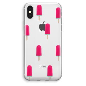 Waterijsje: iPhone XS Max Transparant Hoesje