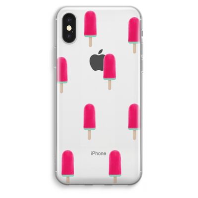 Waterijsje: iPhone XS Max Transparant Hoesje