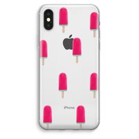 Waterijsje: iPhone XS Max Transparant Hoesje