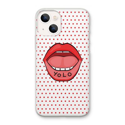 Yolo Denise: iPhone 13 mini Transparant Hoesje