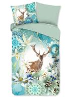 HIP Dekbedovertrek "mandala's, bloemen en een hert" - Multi - (240x200/220 cm) - Katoen Satijn