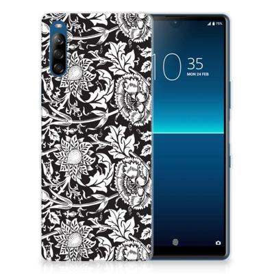 Sony Xperia L4 | TPU Case | Black Flowers Sony Xperia L4 | TPU Case | Black Flowers