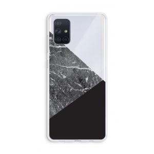 Combinatie marmer: Galaxy A71 Transparant Hoesje