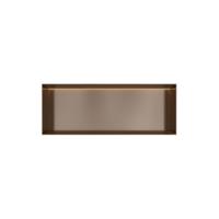 Hotbath &MORE Inbouwbox of inbouwnis - 30x80x10 - frameless + LED - Tuscan bronze BOX080FLTB