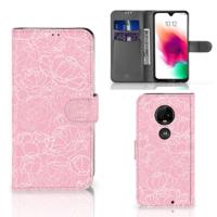 Motorola Moto G7 | G7 Plus Hoesje White Flowers
