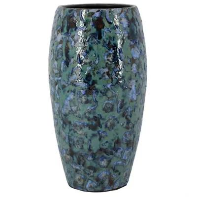 Vaas arcos d20h45cm blauw