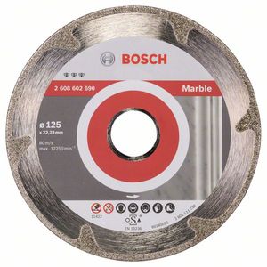 Bosch Accessoires Diamantdoorslijpschijf Best for Marble 125 x 22,23 x 2,2 x 3 mm 1st - 2608602690