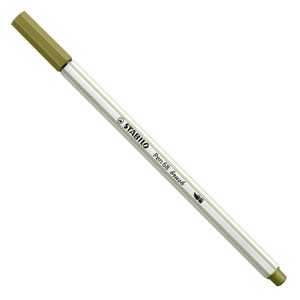 Stabilo pen 68 brush 37 modder groen