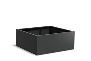 Aluminium plantenbak CARREZ 140x140x60cm.
