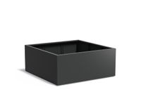 Aluminium plantenbak CARREZ 140x140x60cm.