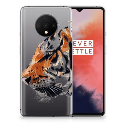 Smartphone hoesje OnePlus 7T Watercolor Tiger