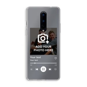 Music Player: OnePlus 8 Transparant Hoesje