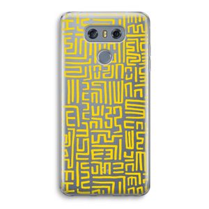 Majorelle Blue Print: LG G6 Transparant Hoesje