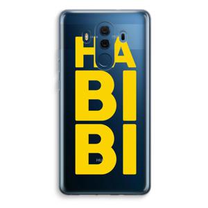 Habibi Blue: Huawei Mate 10 Pro Transparant Hoesje