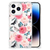 iPhone 14 Pro Case Butterfly Roses