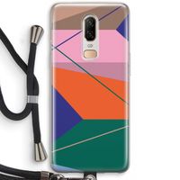 Gestalte 1: OnePlus 6 Transparant Hoesje met koord