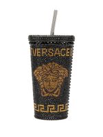 Versace mug de voyage Medusa ornée de cristal - Noir - thumbnail